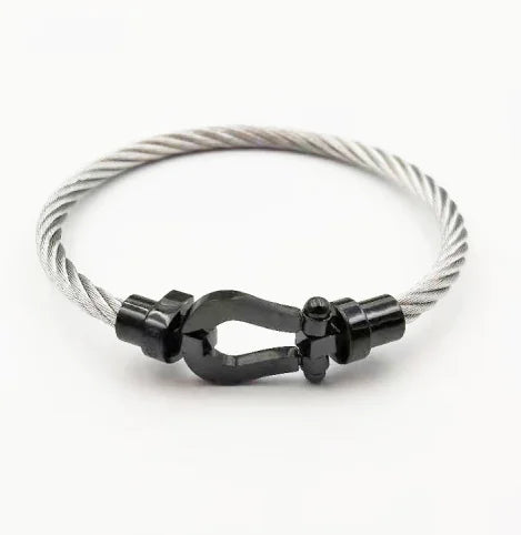 Magnetic Buckle Stainless Steel Wire Bracelet
