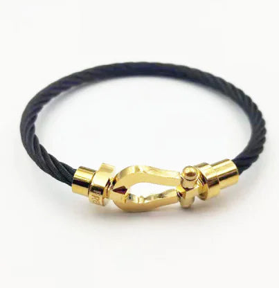 Magnetic Buckle Stainless Steel Wire Bracelet
