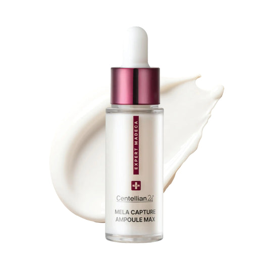 Centellian 24 Expert Madeca Mela Capture Ampoule Max (0.5fl oz) - High Concentration Serum for Melanin Reduction Wrinkle & Enhanced Skin Elasticity Korean Skin Care. TECA Centella Asiatica Extract