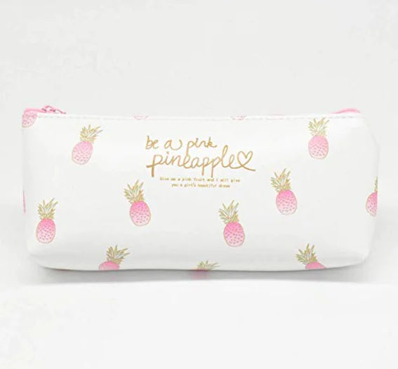Pink Pineapple Pencil Case and Stationery Box
