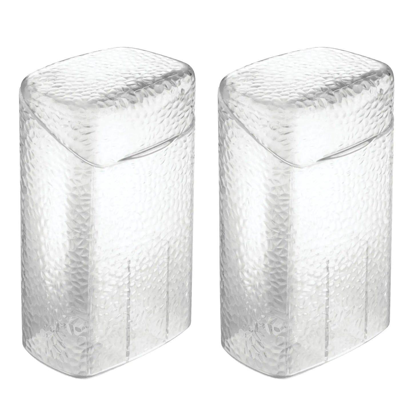 iDesign Clear Rain Dental Storage for Toothbrush and Toothpaste