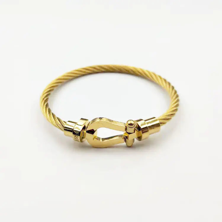 Magnetic Buckle Stainless Steel Wire Bracelet