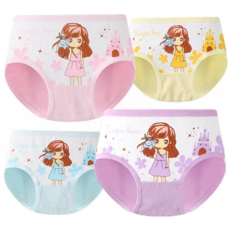 Cotton Girls' Underwear - Children's Briefs & Shorts