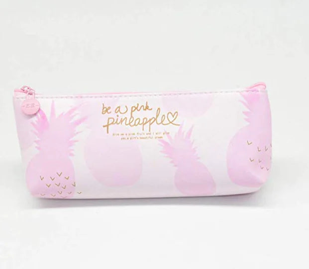 Pink Pineapple Pencil Case and Stationery Box