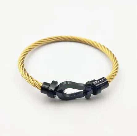 Magnetic Buckle Stainless Steel Wire Bracelet