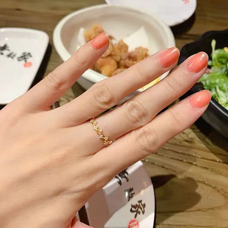 Elegant S925 Sterling Silver Statement Ring